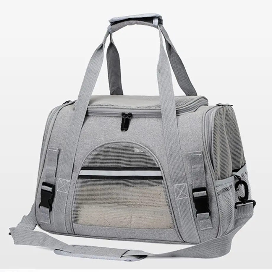 OTI6094 Soft Sided Collapsible Portable Travel Pet Carrier Bag Airplane Approved