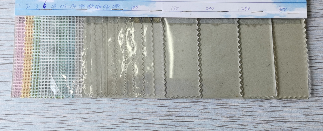 Fabric Swatches-Transparent tarpaulin