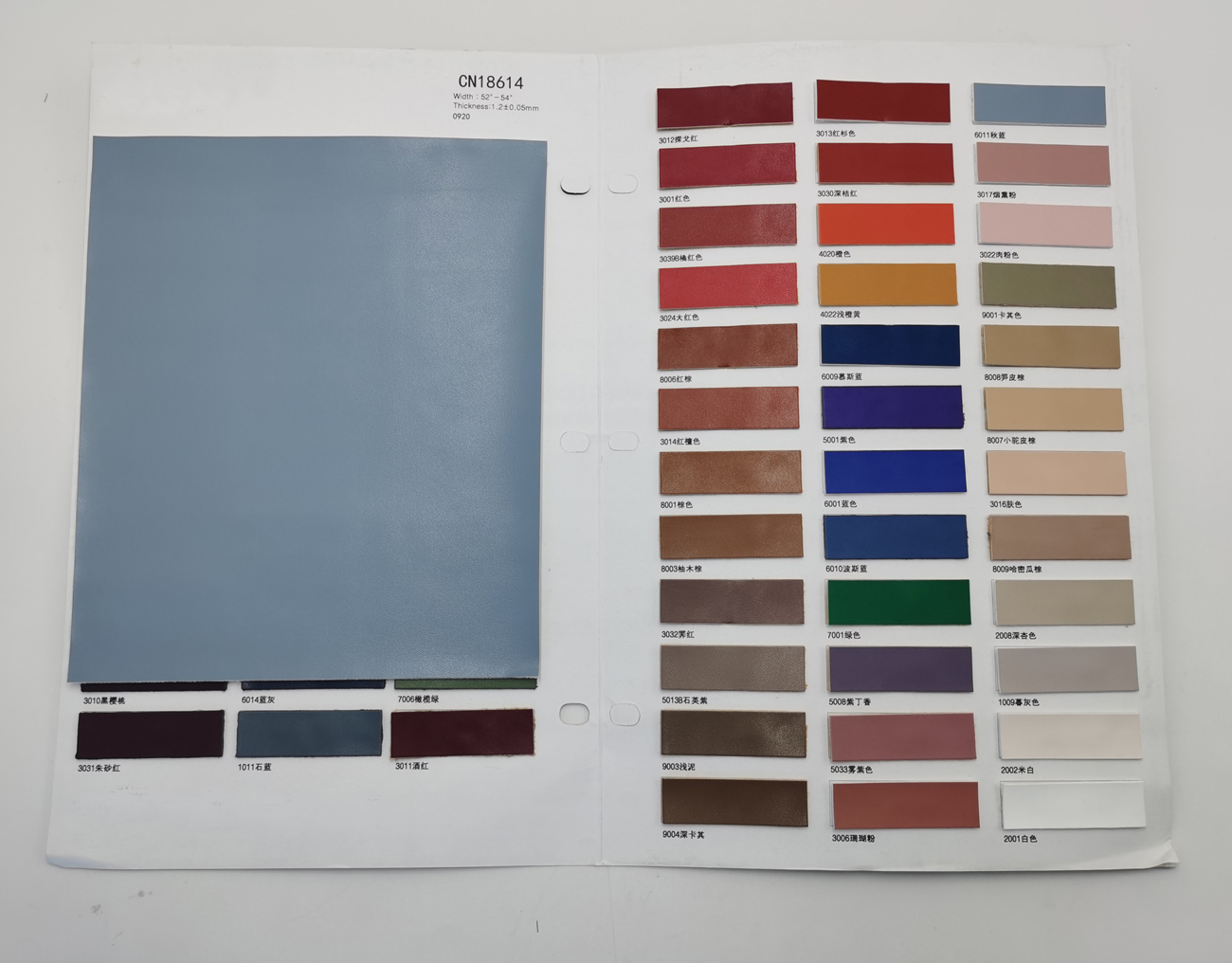 Fabric Swatches-CN18614 皮革
